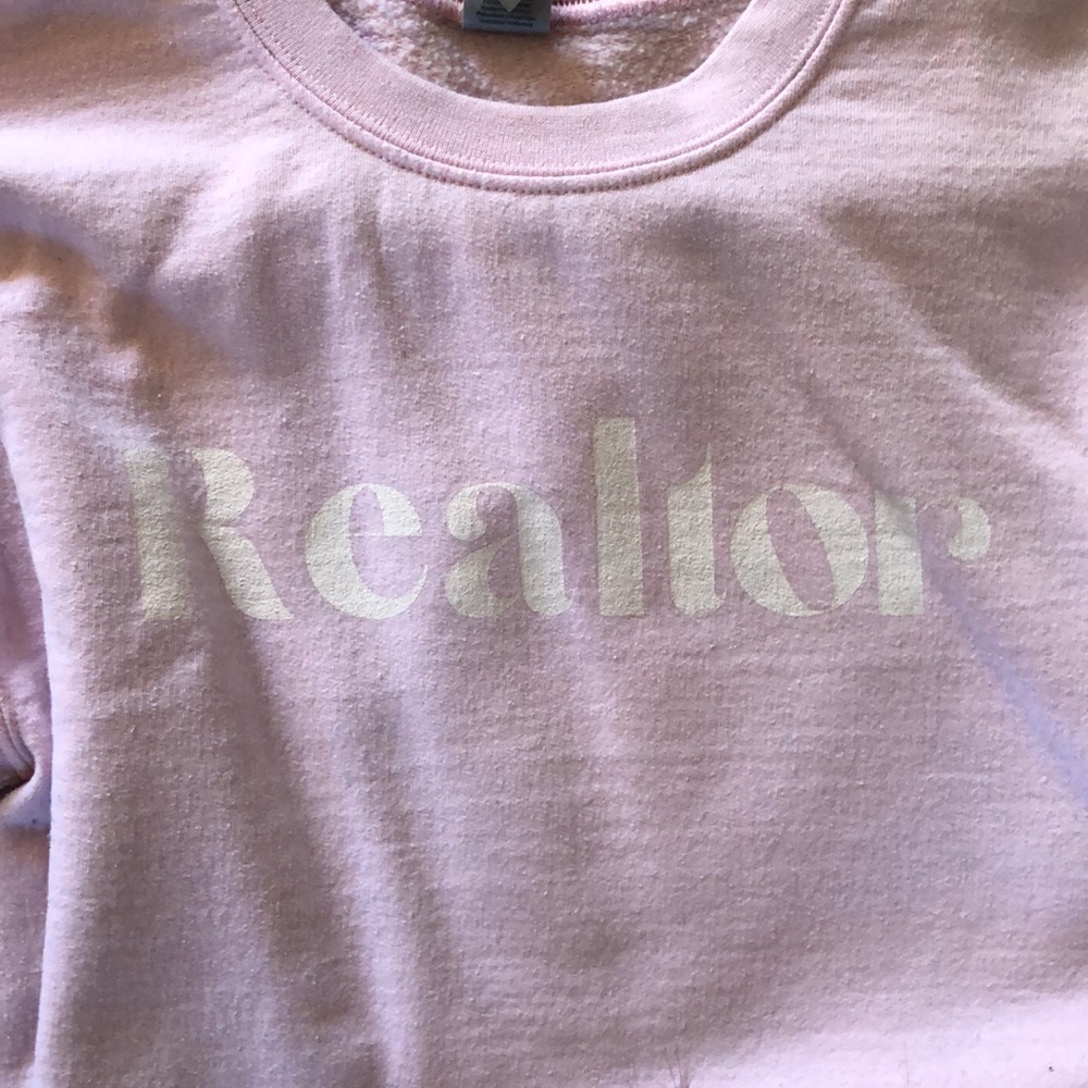 Realtor Sweater in Baby Pink
